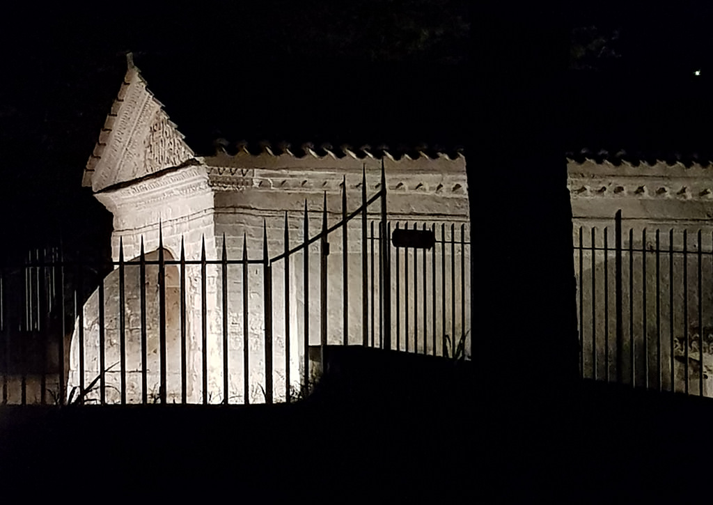 Illuminazione del Tempietto sul Clitunno