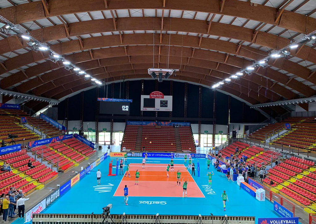 New LED lighting plant for Perugia Sport Hall